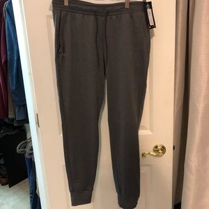 NWT Under Armour gray sweat/track pants